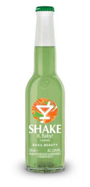 Shake cocktail Basil Beauty 5% alco
